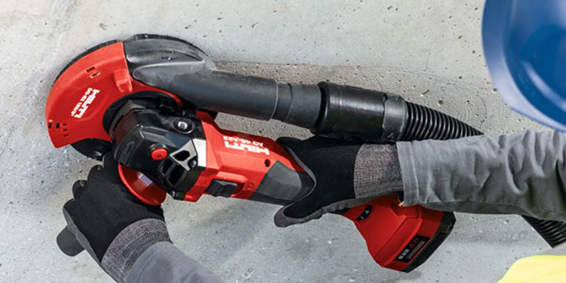 Compact and balanced design with the AG 4S-A22 cordless angle grinder