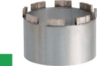SP-H Сменный модуль для абразивного бетона Высококачественный сменный модуль с паяными сегментами для бурения в высокоармированном бетоне – для инструментов ≥2,5 кВт