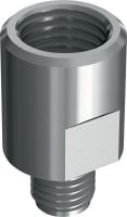 MQZ-A-R, MGA-R Переходник из нержавеющей стали (A4) для использования с монтажными гайками для преобразования диаметра резьбовых шпилек