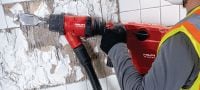 TE 500-22 SDS-Max Аккумуляторный обрубочный молоток Аккумуляторный отбойный молоток TE-Y (SDS Max) с системой активного подавления вибрации для штробления и долбления в бетоне и кирпичной кладке (платформа батарей Nuron) Применения 2