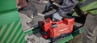 VC 2D-22 Аккумуляторный промышленный пылесос Компактный и аккумуляторный строительный вакуум для очистки строительной площадки (сухой), емкость 3,5 л (аккумуляторная батарея «Нерон») Применения 2