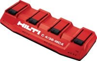 C4/36-MC4 Многосекционное зарядное устройство Многосекционное зарядное устройство для всех литий-ионных аккумуляторных батарей Hilti