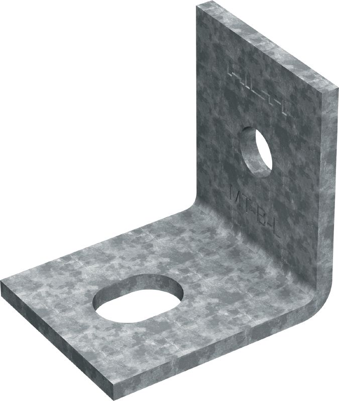 MT-B-L OC Опорная пластина для невысоких нагрузок Базовый соединительный элемент для анкерного крепления профильных конструкций для невысоких нагрузок к бетону или стали, для использования вне помещений в условиях с низким уровнем загрязнения