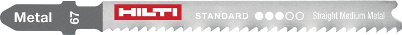 Полотна для лобзиковых пил для резки металла Полотна для лобзиковых пил для резки металлических листов и профилей толщиной 2,5-6 мм (1/8 - 1/4)