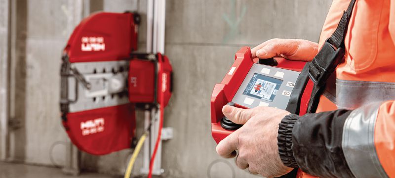 SPX MCL Equidist Диск для стенорезной машины (60H: подходит для инструментов Hilti и Husqvarna®) Высокоэффективный диск для стенорезной машины (15 кВт) для высокой скорости и долгого срока службы при резке армированного бетона (посадочное отверстие 60H подходит для стенорезных машин Hilti и Husqvarna®) Применения 1
