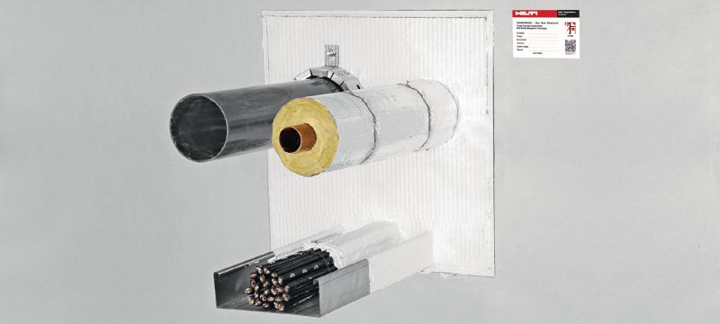 CP 670 Противопожарное покрытие для щитов Противопожарная система покрытия для минеральных щитов с широким диапазоном сертификаций для герметизации средних и больших проемов Применения 1
