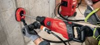 DD 150-U Установка алмазного бурения Универсальная установка алмазного бурения для ручного бурения или бурения на станине отверстий диаметром 8–162 мм в бетоне Применения 6