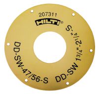 DD-SW-S Уплотнительная шайба Уплотнение для водонепроницаемой перемычки DD-WC-S для бурения отверстий диаметром от 8 мм (5/16) до 87 мм (3-7/16)