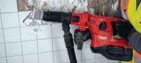 Аккумуляторный перфоратор TE 30-22 Мощный аккумуляторный перфоратор TE-C (SDS Plus) с системой активного контроля крутящего момента и системой активного подавления вибрации для бурения и долбления бетона (платформа батарей Nuron) Применения 6