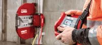 SPX MCL Equidist Диск для стенорезной машины (60H: подходит для инструментов Hilti и Husqvarna®) Высокоэффективный диск для стенорезной машины (15 кВт) для высокой скорости и долгого срока службы при резке армированного бетона (посадочное отверстие 60H подходит для стенорезных машин Hilti и Husqvarna®) Применения 2
