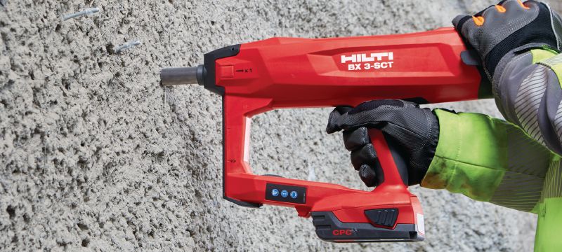 Резьбовые шпильки X-M6-8 B3 DP7 SCT Резьбовые шпильки для использования с инструментом для проверки торкрет-бетона BX 3-SCT Применения 1