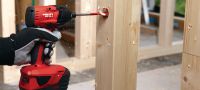 WDB-S Перьевое сверло Перьевое сверло для быстрого сверления или рассверливания отверстий разного размера в дереве Применения 1