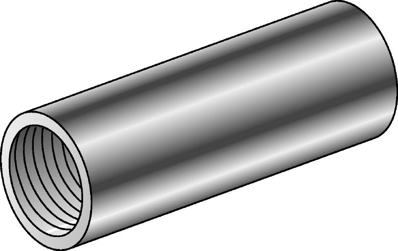 Круглая соединительная гайка Круглая соединительная гайка из нержавеющей стали (A4) для увеличения длины резьбовых шпилек