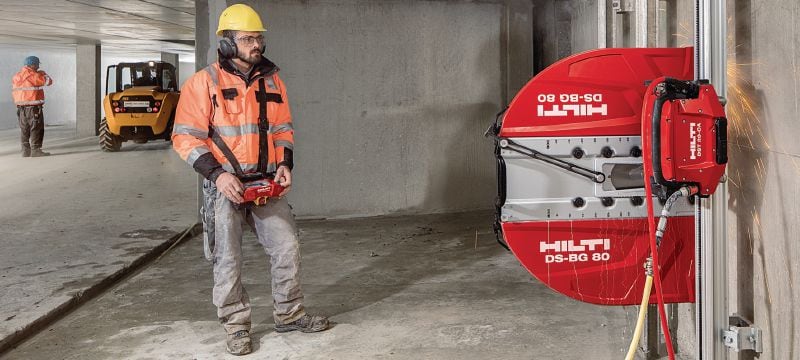  Высокоэффективный диск для стенорезной машины (15-30 кВт) для высокой скорости резки и долгого срока службы при использовании в армированном бетоне (ось 60H) Применения 1
