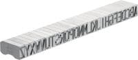 X-MC S 8/12 Маркировочные штампы для стали Острые широкие буквы и цифры для нанесения идентифицирующей маркировки на металле