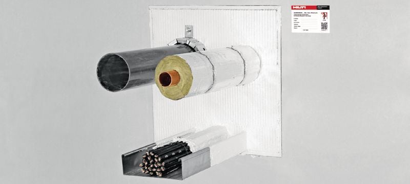 CP 670 Противопожарное покрытие для щитов Противопожарная система покрытия для минеральных щитов с широким диапазоном сертификаций для герметизации средних и больших проемов Применения 1