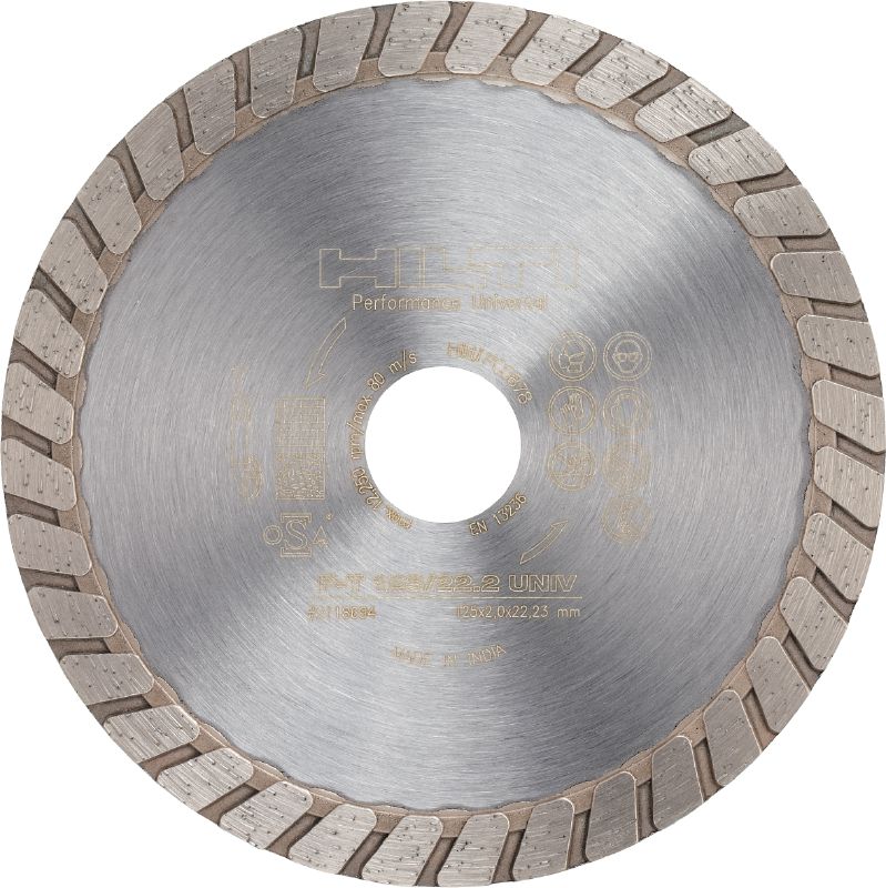 P-T Универсальный алмазный диск Алмазный отрезной диск линейки серии P (стандартная производительность) для углошлифовальных машин для резки бетона, кирпича, камня, керамической плитки, черепицы и других материалов