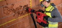 TE 500-22 SDS-Max Аккумуляторный обрубочный молоток Аккумуляторный отбойный молоток TE-Y (SDS Max) с системой активного подавления вибрации для штробления и долбления в бетоне и кирпичной кладке (платформа батарей Nuron) Применения 4